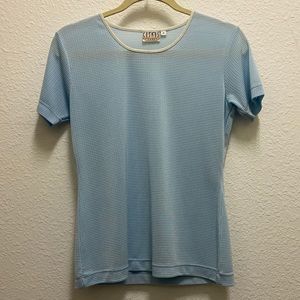 LIKE NEW Cosmos Baby Blue Textured T Shirt